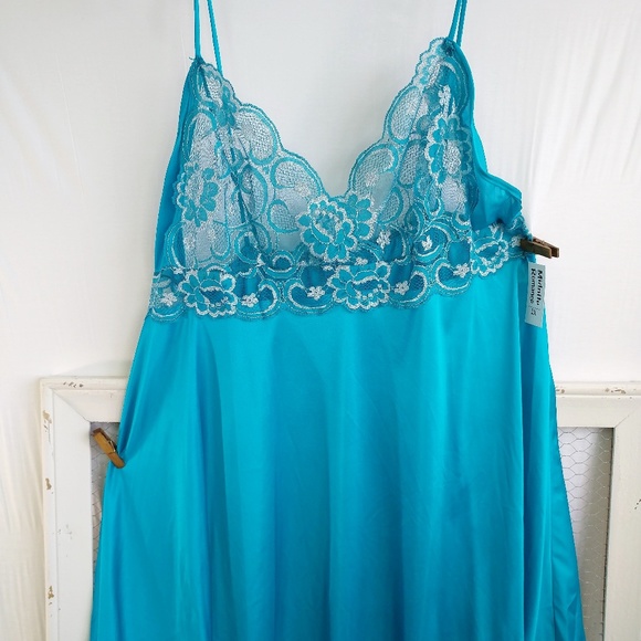 Midnite Romance Other - 2X XXL PLUS Womens Nightgown Turquoise NWT FAST SH